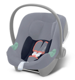 Коляска 3 в 1 Cybex Priam IV Matt Black complete и автокресло Aton B2 i-Size Bay Blue Cozy Beige