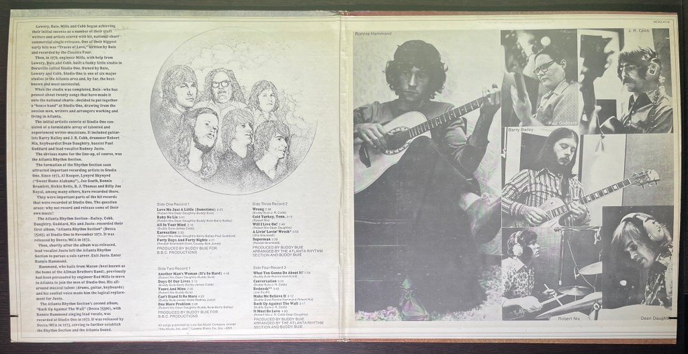 Atlanta Rhythm Section ‎– Atlanta Rhythm Section 2LP (США 1977г.)