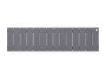 Радиатор Royal Thermo PianoForte 200 /Silver Satin - 14 секц.