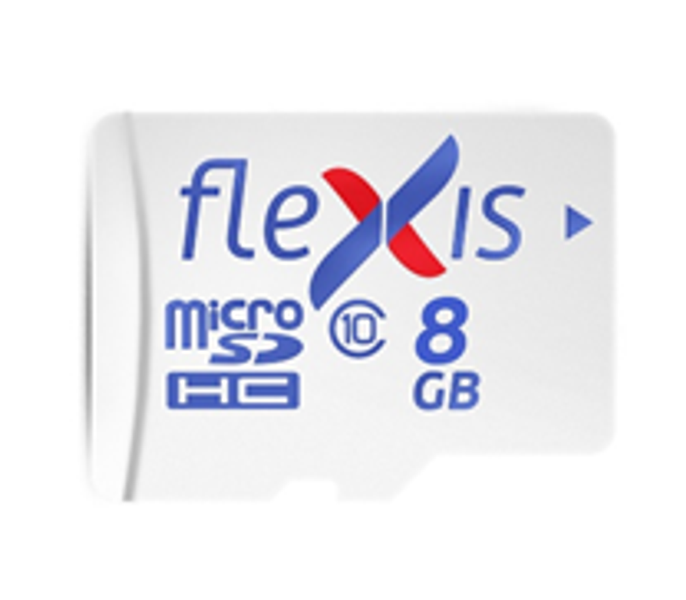 Карта памяти microSDHC 8GB, UHS-I Class 10 U1, Flexis