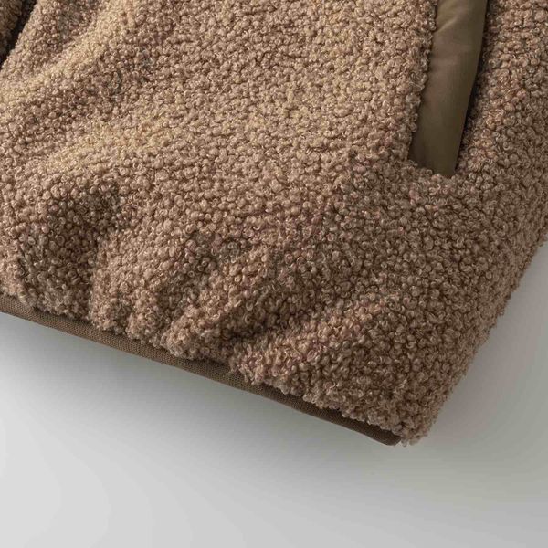 Куртка двухсторонняя коричневая - фото 17