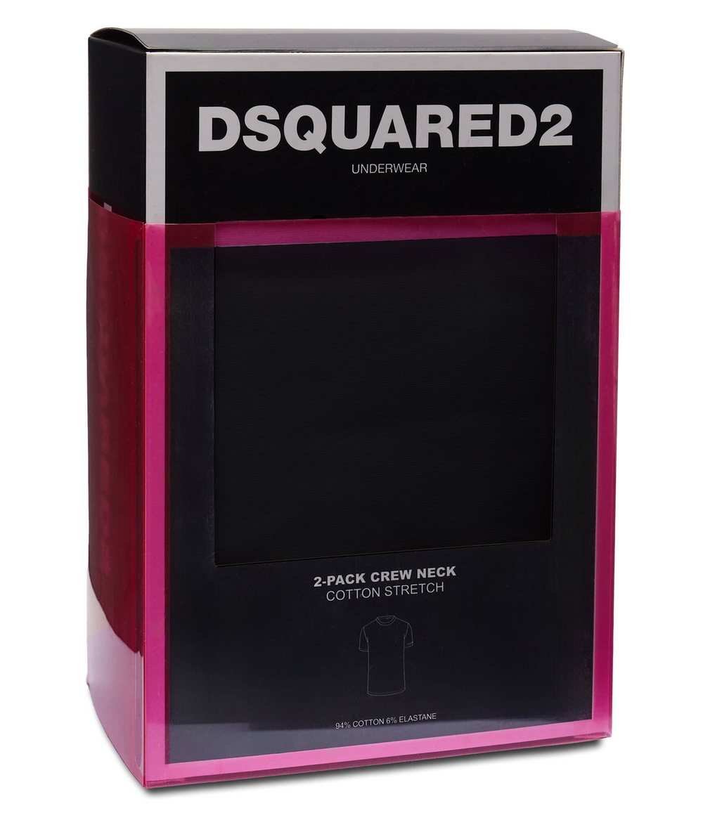 Футболка 2шт. Dsquared2 - черный(DCX250070)
