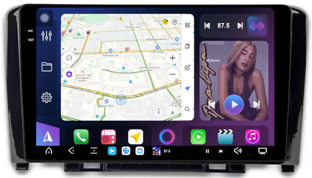 Магнитола для Great Wall Hover H6 2012-2017 - FarCar GX3003M монитор 9.5" 2K QLED на Android 14, TS20, 6+128Гб, CarPlay, 4G SIM-слот