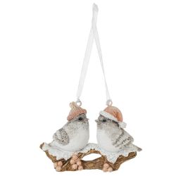 GAEM Изделие декоративное подвесное "Птички", L8 W3 H5,5 см