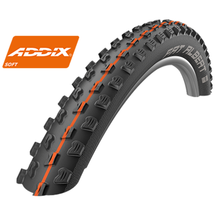 Покрышка 27.5x2.35 650B (60-584) Schwalbe FAT ALBERT FRONT SnakeSkin TL-Easy Evolution Folding B/B-S