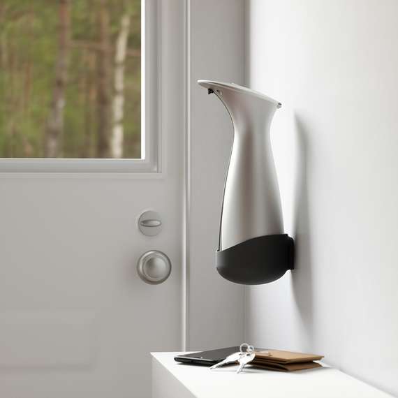 Диспенсер для мыла сенсорный Otto настенный большой никель