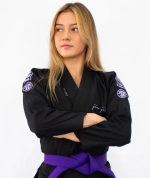 Кимоно женское Tatami BJJ Elements Superlite PURPLE & BLACK