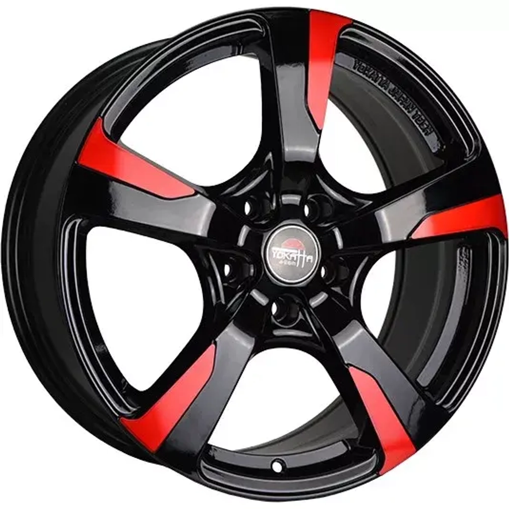 Литые диски Yokatta MODEL-58 8x18/5x120 D72.6 ET30 Черный+красный