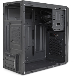 Корпус для компьютера Exegate EX286429RUS Корпус Minitower ExeGate BA-309U2 (mATX, без БП, 1*USB+2*USB3.0, HD аудио, черный)