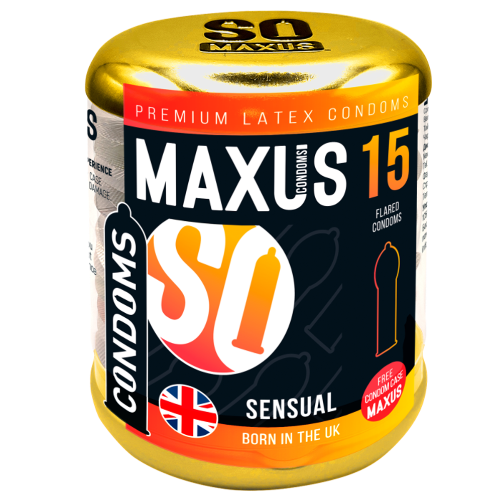 Презервативы Maxus Sensual Анатомические, 15 шт