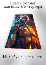 Картина на стену на металле от MetallSubArt "Черепашки ниндзя"