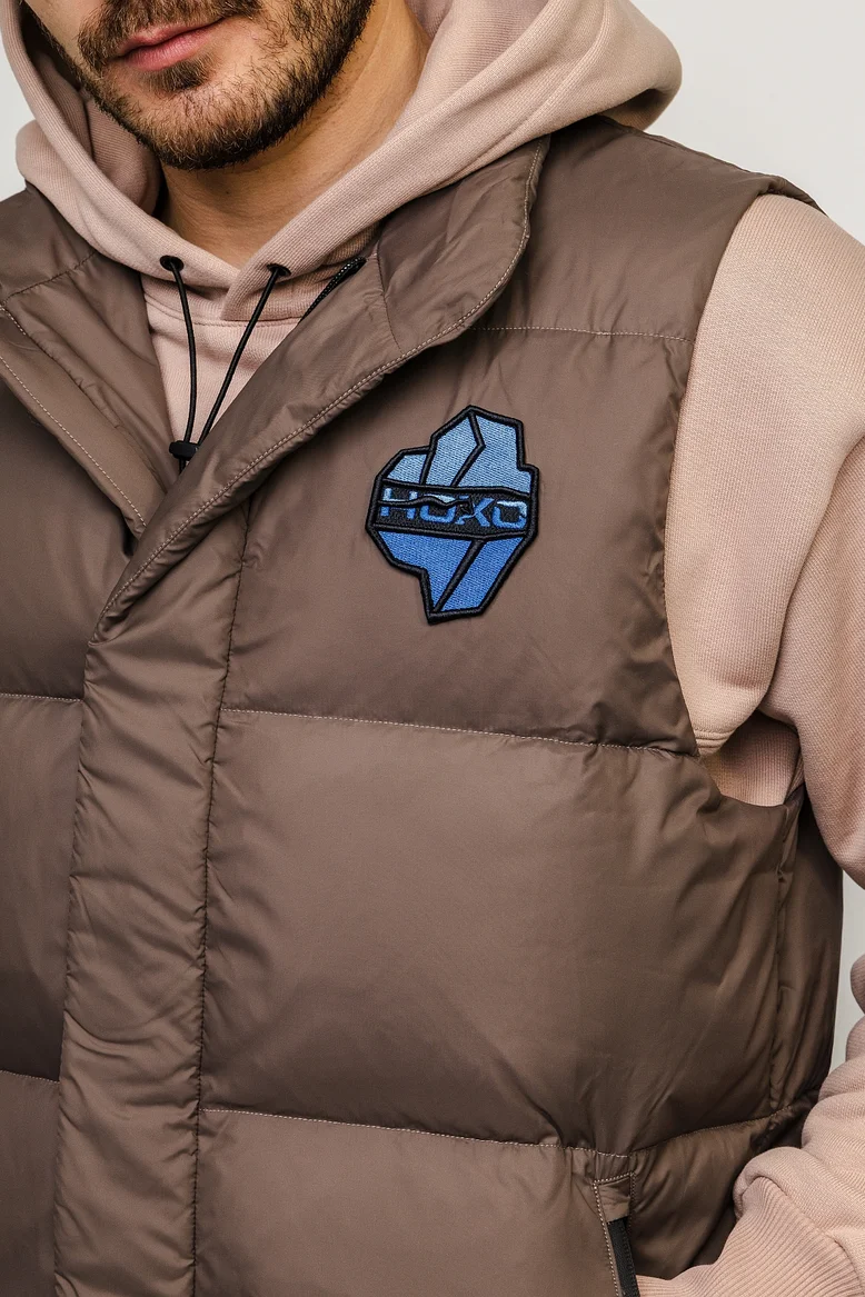 Жилет "НОХО" утеплённый, унисекс, цвет "Прибрежный туман"