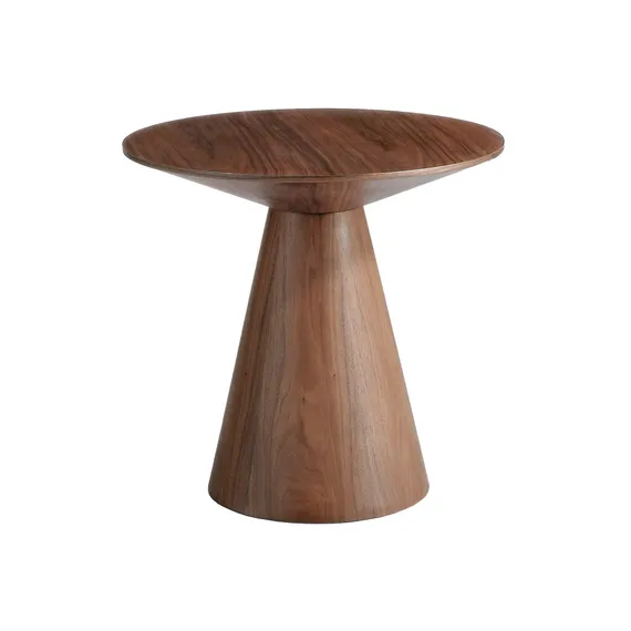 Журнальный столик Angel Cerda ET652, Ø60х55 см, орех