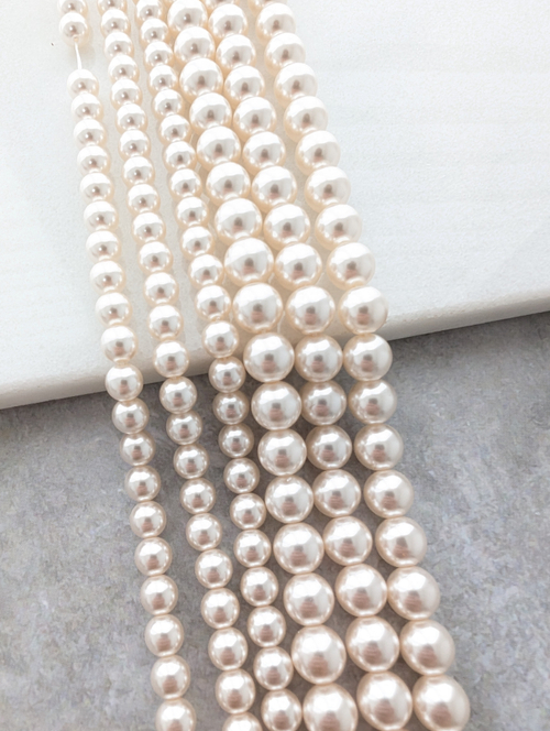 Жемчуг Майорка кремовая