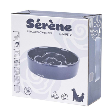 Миска керамическая для медленного поедания SERENE, 300 мл M-Pets