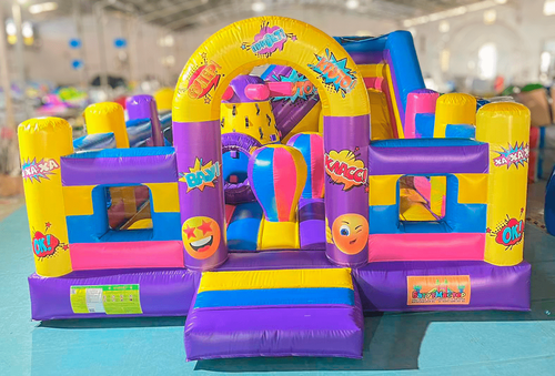 Коммерческий надувной батут "Комиксы" 7*5*3 м