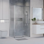 Душевой уголок Niagara Nova NG-65-14CH-CH80-34 140х80 стекло шиншилла/профиль хром