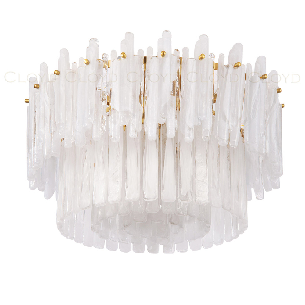 Потолочный светильник Cloyd NANSEN FM9 / Ø55 см - латунь (арт.10959)