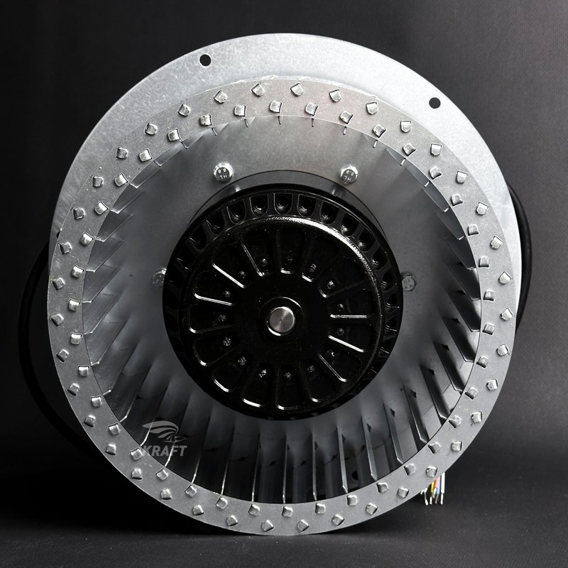 Мотор-колесо RE355F-4D-AC0 для прямоугольного вентилятора