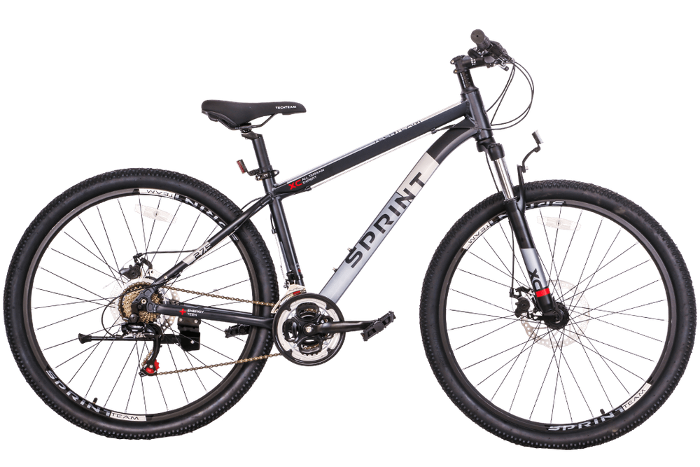 Велосипед TechTeam Sprint 27.5"х16" черный 2022
