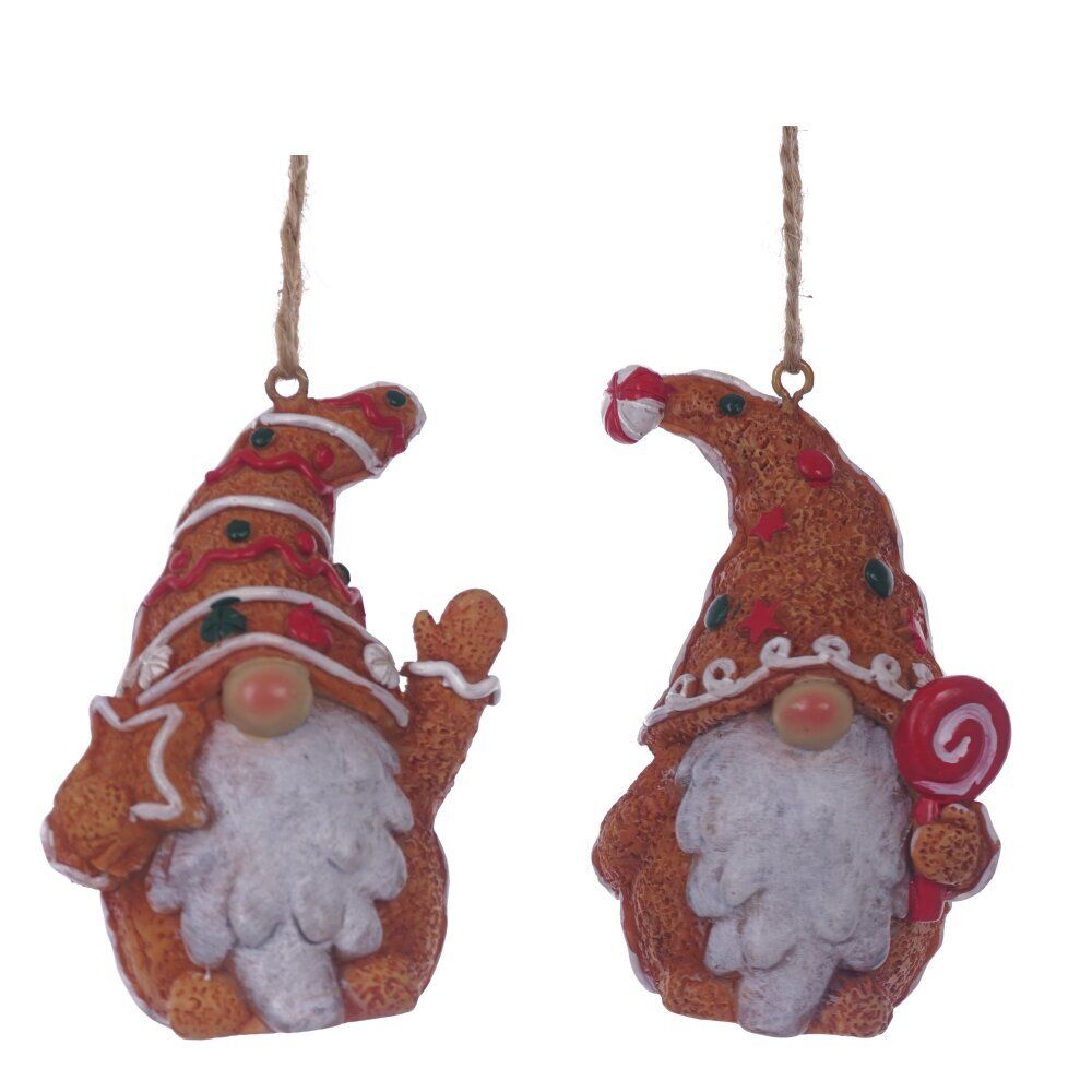 GAEM Фигурка декоративная подвесная "Гном", L5 W3,5 H7 см, 2в.