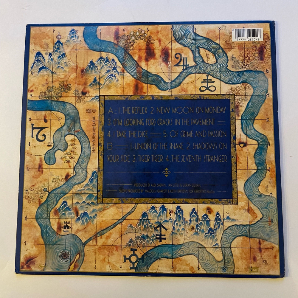 Винтажная виниловая пластинка LP Duran Duran Seven And The Ragged Tiger (США 1983)
