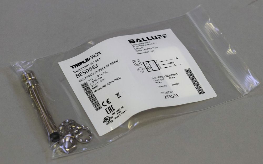 BALLUFF BES M08EH1-PSC60F-S04G