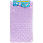 Коврик для ванной, антискольз, 0.37х0.66 м, ПВХ, роз, Волна, Y301