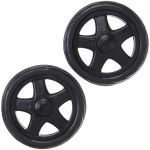 Колесо для тележки 2 шт. 15,5х2,5см. черное