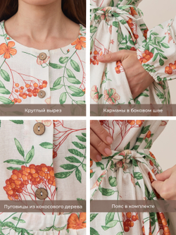 Платье с кружевной оборкой