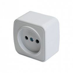Розетка без заземления Stekker Basic 50074