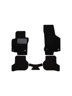Коврики в салон для VOLKSWAGEN Golf GTI 3D 2008-2012, хэтчбек, 5 шт. (текстиль) KLEVER03513522110KH