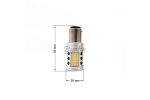 Светодиодная автомобильная LED лампа TaKiMi Premium P21/5W Orange CANBUS 12/24V