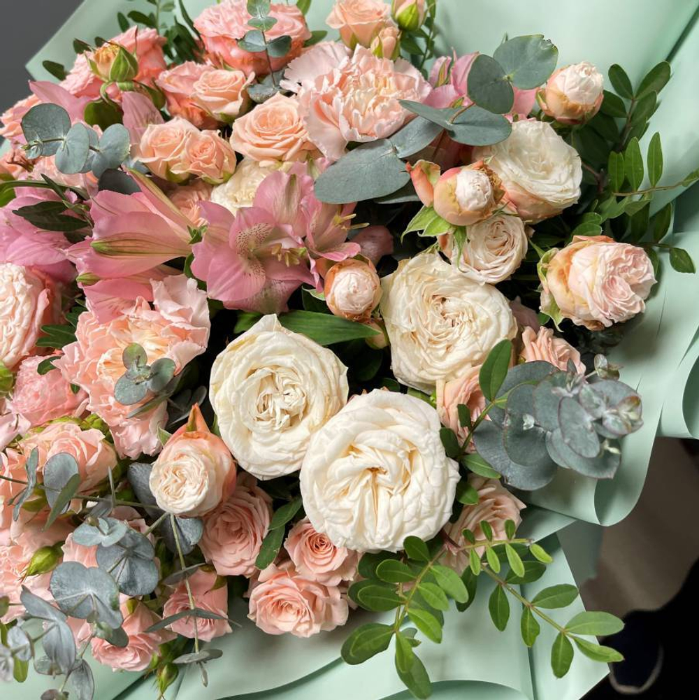 Букет цветов «Бомбастик чай»