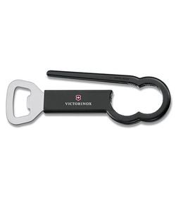 Открывалка для бутылок VICTORINOX Pet, сталь/пластик, чёрная