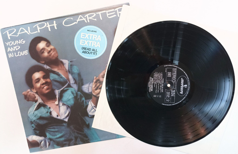 Винтажная виниловая пластинка LP Ralph Carter Young And In Love (France 1976)