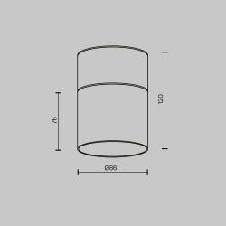 Светильник потолочный Maytoni Glory C094CL-GX53-B