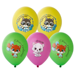 Шар латексный 35см С ДР! Зверюшки (Ассорти)