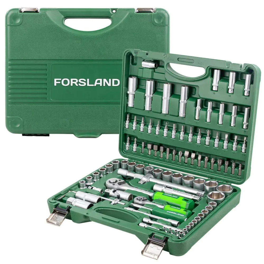 Набор инструментов 94 пр.1/4'',1/2''(6гр.)(4-32мм) Forsland Forsland-4941-5
