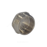 Заглушка латунь никель Ду 25 (1") НР SantechSystems