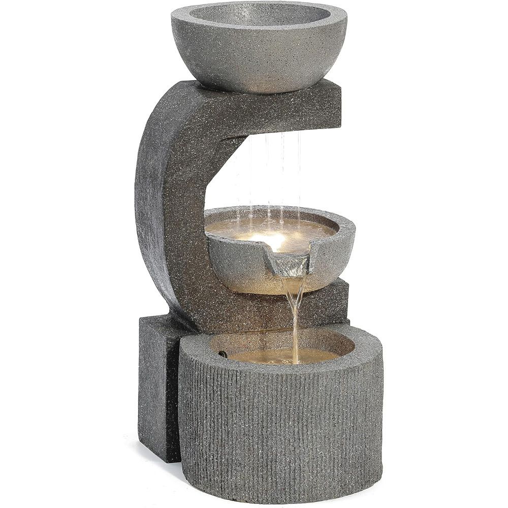 Waterfall Фонтан декоративный с подсветкой ''Арфа''