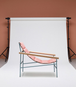 Кресло лаунж металлическое Scab Design Dress Code Glam Indoor, голубой, розовый