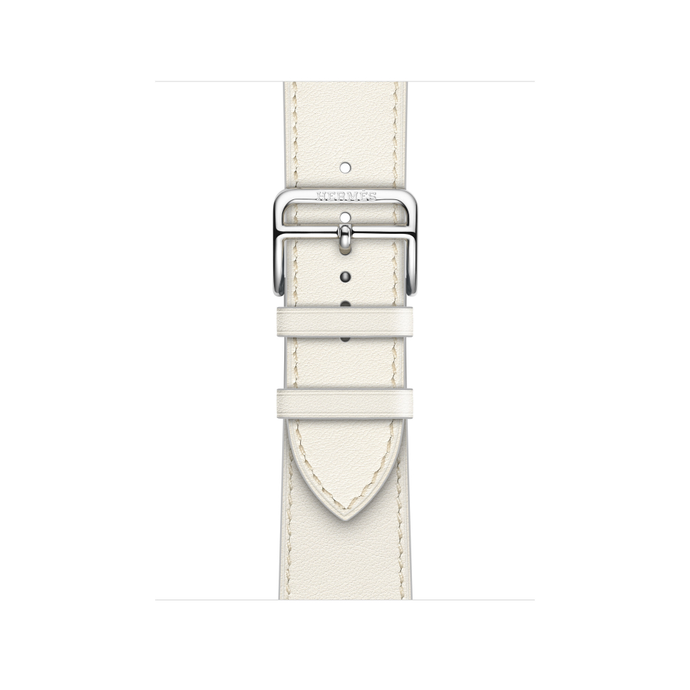 Apple Watch Hermès - 41mm Blanc Swift Leather Single Tour