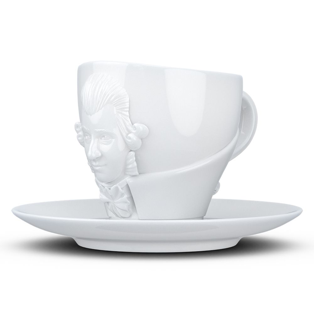 Чайная пара Talent, Wolfgang Amadeus Mozart, 260 мл, белая