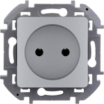Розетка без заземления без шторок 16А 250В алюминий Inspiria Legrand