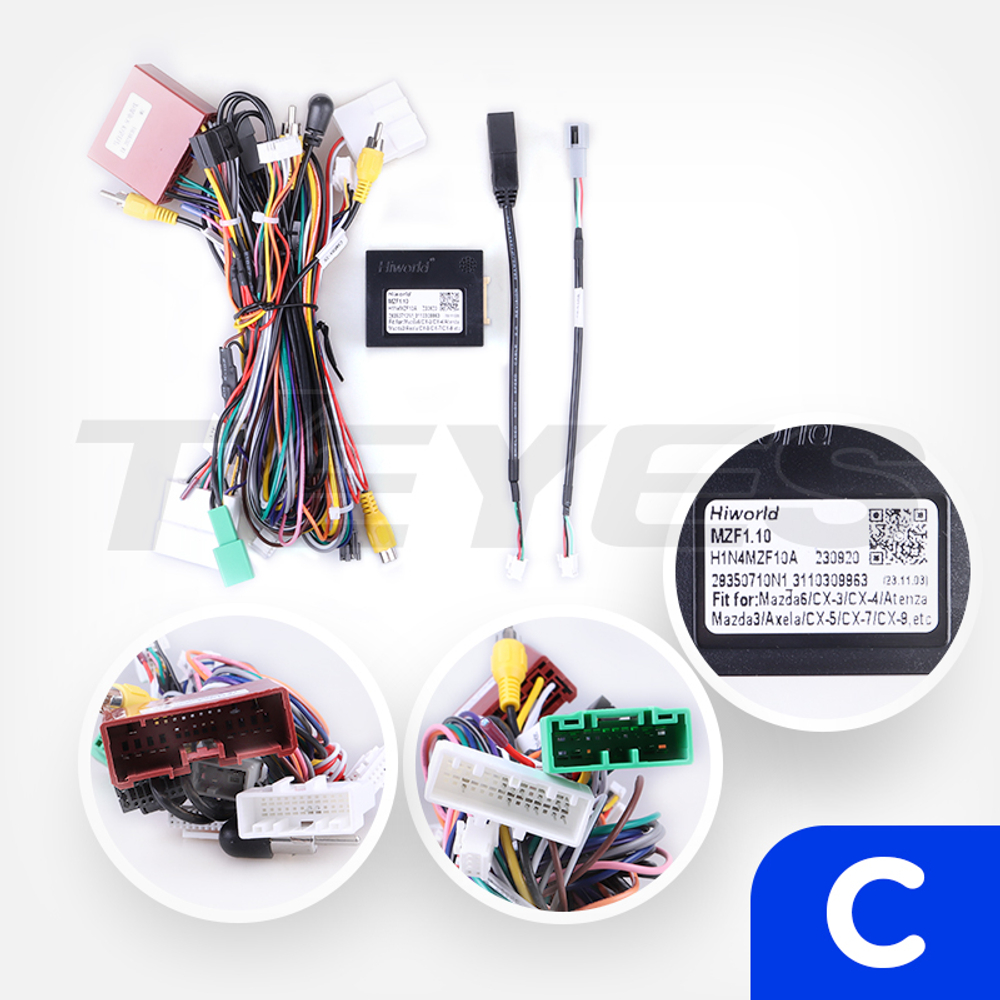 Магнитола для Mazda CX-5 2011-2017 (тип C) - FarCar DX9-7086-9C монитор 9.5" IPS на Android 13, 4+64Гб, CarPlay