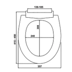 Сиденье для унитаза "Комфорт ЛЮКС" м/лифт (Rosa)
