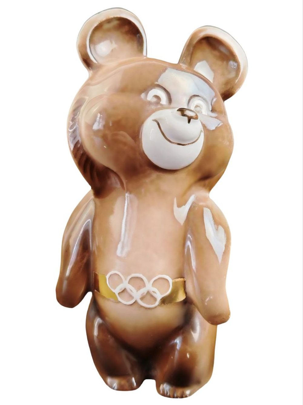 Фарфоровая статуэтка "Олимпийский мишка" (Дулево)