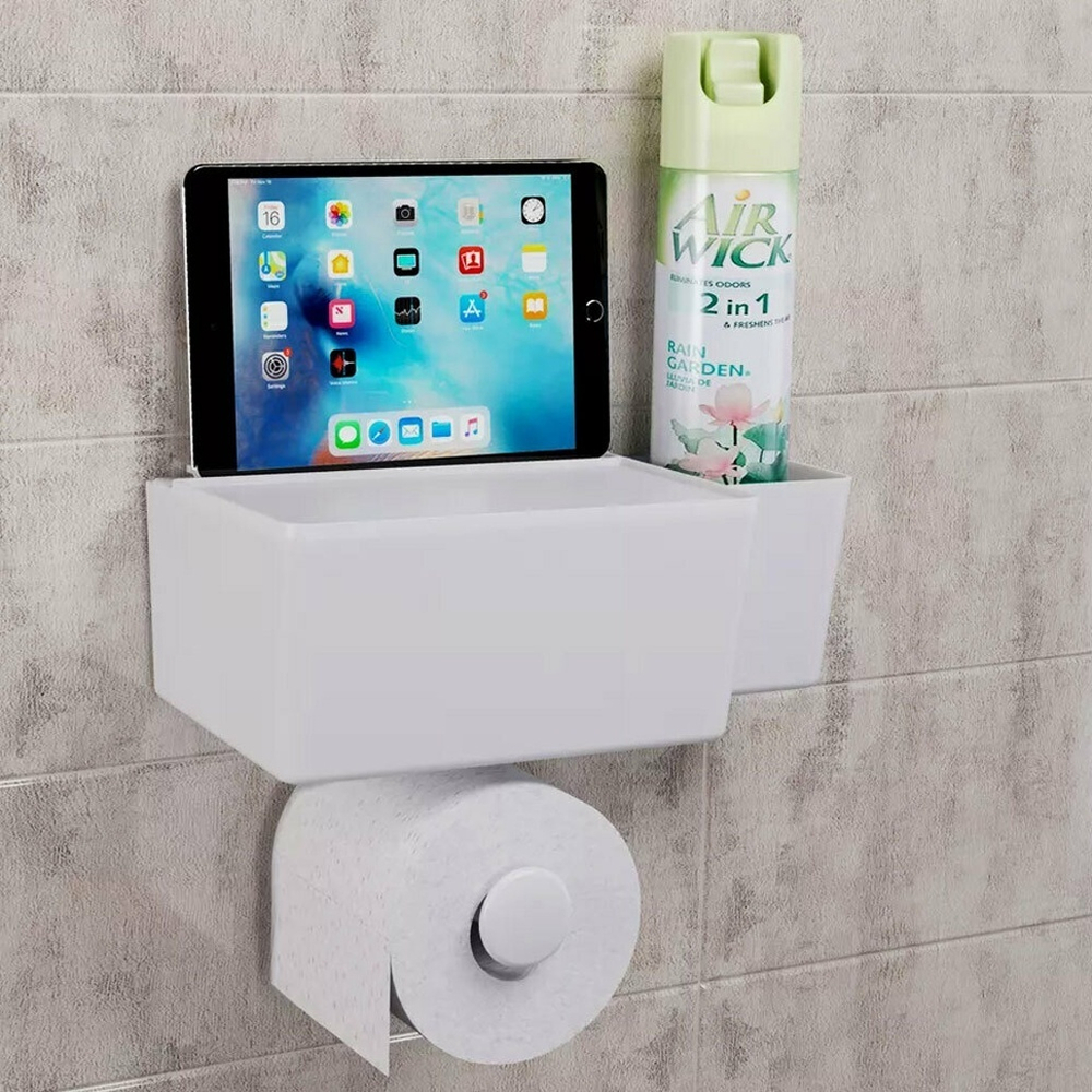 Полка для ванной "Glomma", снежно-белый