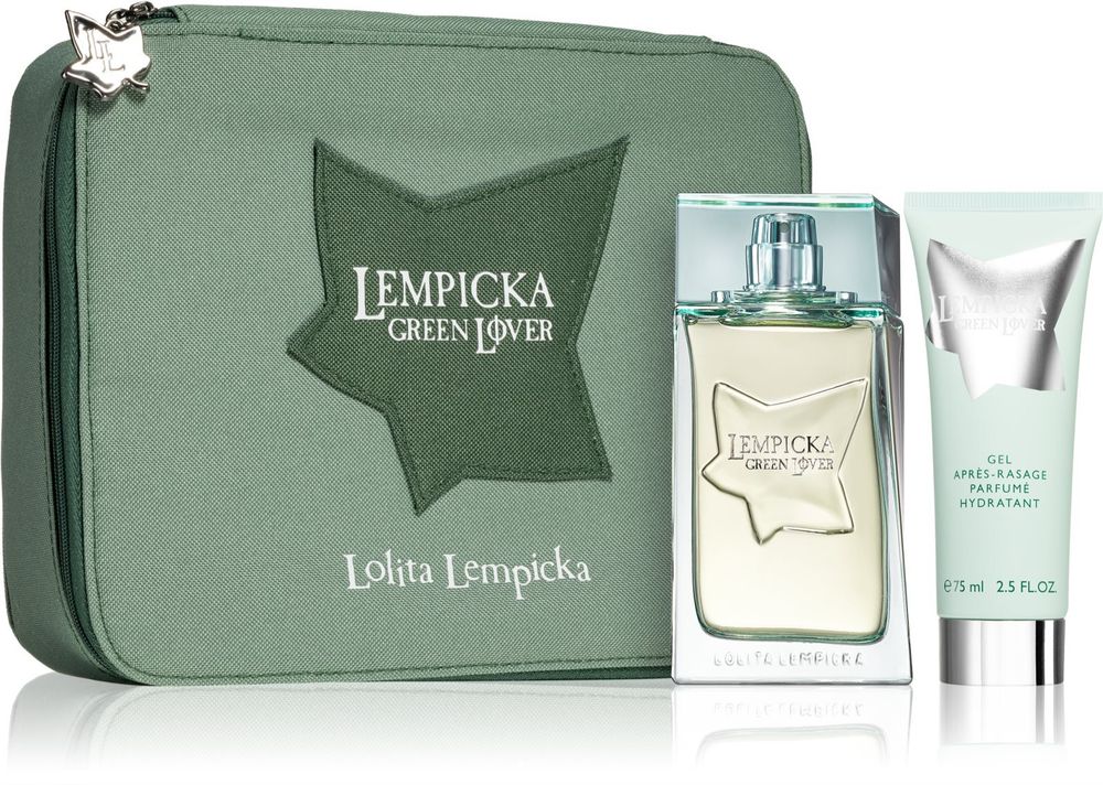 Lolita Lempicka eau de toilette 100 мл + aftershave гель 75 мл + туалетная сумка 1 шт. Green Lover